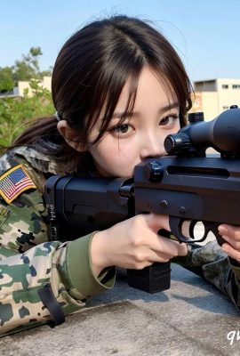 Beauté générée par l’IA ~ Sniper sniper