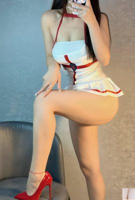 [Collecte sur Internet]Exclusivité VIP « White Silk Nurse » de la fille du bien-être Momozawa Sakura[51P]