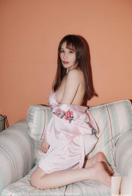 Beau modèle Su Keke er tenue de femme de chambre tentation de lingerie rose (41P)