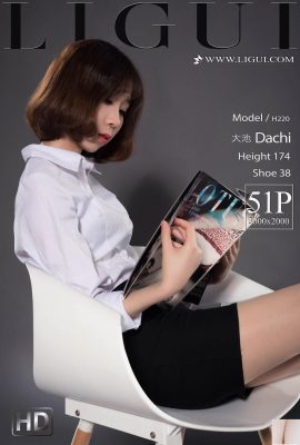 (LiGui Internet Beauty) 2018.10.29 Modèle Dachi OL Porc râpé Belles jambes (52P)
