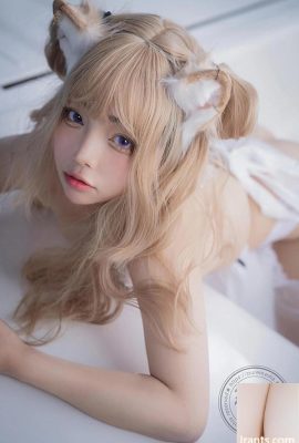 Costume de demoiselle d'honneur aux oreilles de renard, beauté coréenne, gelée (36P)