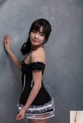 Une fille modèle coréenne se déshabille en photo – (46P)