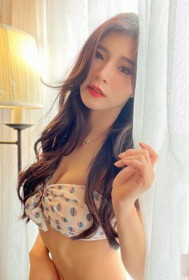 La douce sœur sexy « Lu Xiaoqing » a des seins clairs et beaux et ses proportions corporelles sont trop puissantes ! Trop fou (10P)
