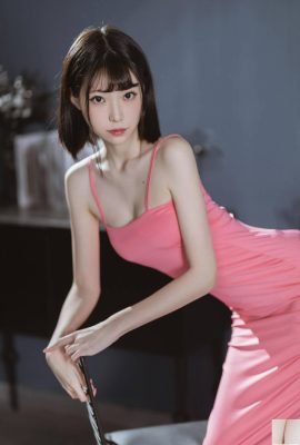 (Collection en ligne) Fille du bien-être Xu Lan LAN « Robe longue rose » VIP exclusive (42P)