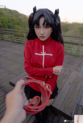 Usine fantastique – Xiao Ding cosplay Rin Tohsaka – FateGrand Ordre (21P)