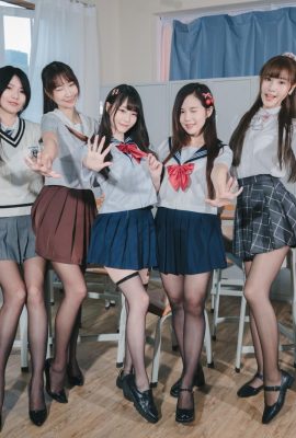 (Collection en ligne) 14 filles taïwanaises avec de belles jambes Collection réaliste de photos de groupe (partie 2) (100P)