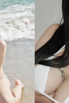 Les gros seins prennent de la hauteur ! Le visage enfantin et les gros seins de la fille sexy « Lapin Huang Haiyun » incitent les fans à cogner leurs bols (73P)
