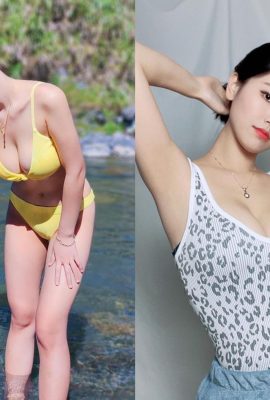 Bombasse coréenne aux gros seins en bikini se baigne dans la source chaude de Yexi et sort férocement ?(€ éloge sur Internet : Paix dans le monde ! (11P)