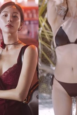 Le mannequin numéro un sud-coréen s'est fait asperger d'eau dans un bikini sombre ! Regardez la scène humide partout sur Internet (11P)