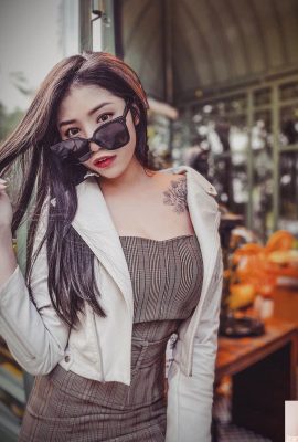 La jolie fille tatouée a un look cool et magnifique, et c'est une scène différente quand elle sourit~ Eison (12P)