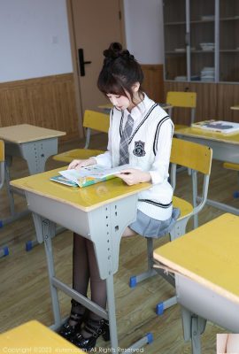 Bai Xiaoxiao – uniforme d'écolière blanche sexy, sous-vêtements légers et sexy (88P), nouveau venu