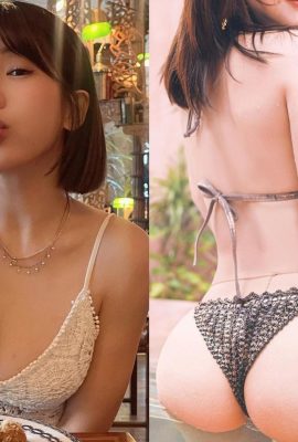 La déesse pom-pom girl « Private Temptation » ne porte que un soutien-gorge et montre sa peau blanche comme neige (11P)