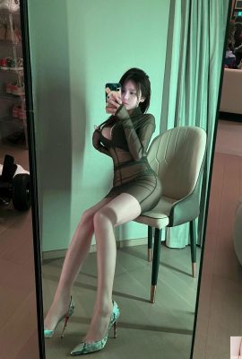 (Collection en ligne) Welfare Girl Running « Green See-through Outfit » VIP Exclusive Full (35P) de Jingluoer