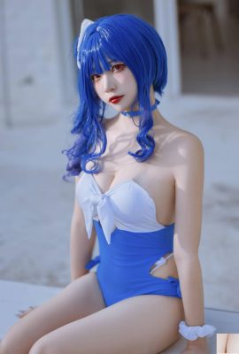 (Collection en ligne) Welfare Girl Erzuo « Maillot de bain Blue Pola » Exclusivité VIP (46P)