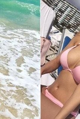 Le plus beau paysage de Miami Beach ! Les photos sexy en bikini de la fille sexy Carina Lee deviennent virales parmi les internautes : la bombasse taïwanaise n°1 (20P)