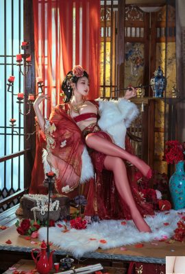 Coser Beauty Yunxi Xi Naitao & Naixijiang joli thème de romance de bordel sœurs sexy maître de la robe classique montre une silhouette dodue photo séduisante