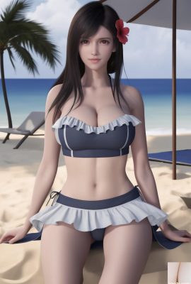 Tifa en maillot de bain-2