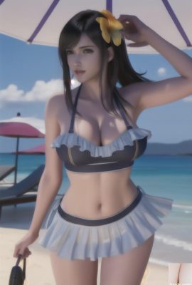 Tifa en maillot de bain-1