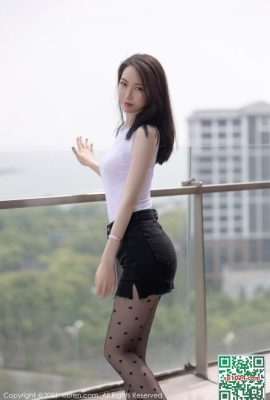 Déesse du tempérament Meng Xinyue Collègue de chair sous-vêtements gracieux et charmant (86p)