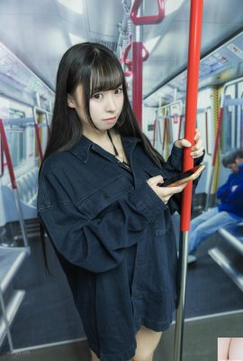 (Collection en ligne) Littlesshine Qing’er – Pure and Beautiful Young Model interprète l’intrigue à l’intérieur du tram-1