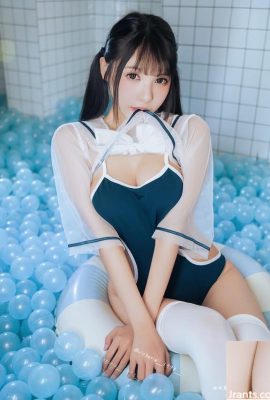 La jeune fille à longues pattes « Yi Shun » est si pleine qu’elle est sur le point de déborder avec des seins juste et beaux (10p)