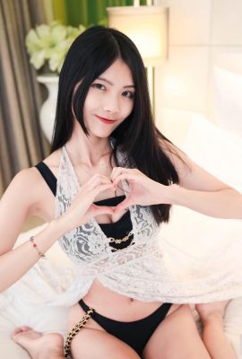 Taille mince et seins « Yvonne Xuanxuan’er » Snow-White and Skin révèle la tentation des doubles balles (10p)