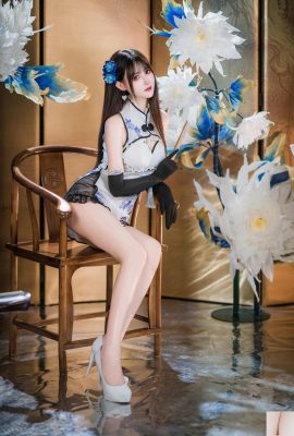 (Collection sur Internet) Girl de protection sociale Mimi Hanyu « Blue And White Porcelain Cheongsam » VIP Exclusive (28p)