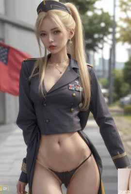 Soldat blonde