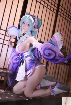 (Collection Internet) Shui Miao Aqua cosplay Yumemizuki Mizuki – Genshin Impact (69p)