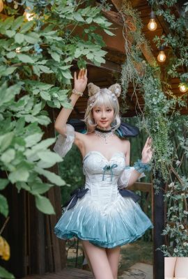 (Collection en ligne) Nnian chaque année cosplay Lynette – Genshin Impact (64P