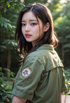 fille de la forêt