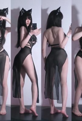 (Collection en ligne) Takahashi Chirin – les trois derniers ensembles de dragon magique + veste noire + gaze noire creuse (100P)