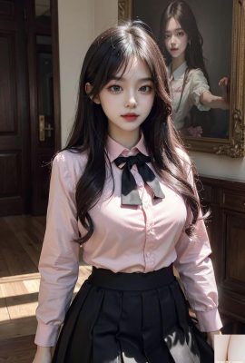 ★PATREON★ (AI Kaori) Set 1 – Fille avec chemise rose