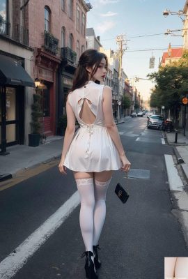 ★PATREON★ (AI Kaori) Set 1 – Posant dans la rue