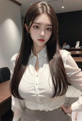 ★PATREON★ (AI_KAORI) Sexe au bureau – 1